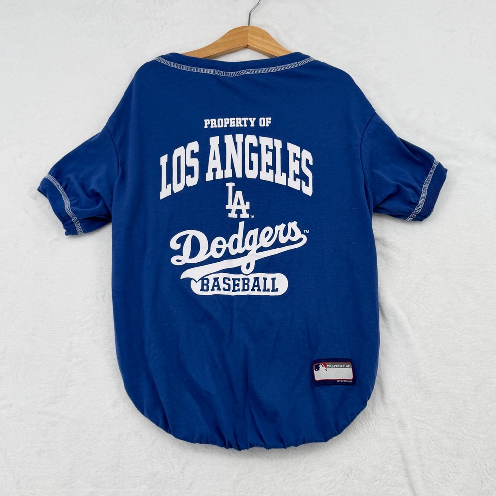 LA Dodgers MLB Dog Shirt Extra Large XL Pets First Blue Streetwear Sporty Gorp